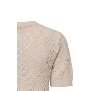 Only Onlsunny s/s structure pullover knt