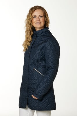 Bella Marineblauw Jas