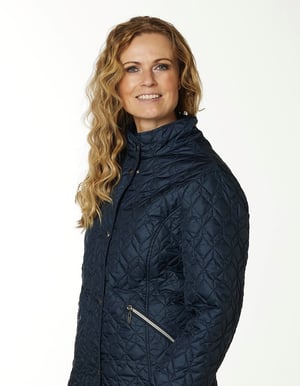 Becca Marineblauw Jas