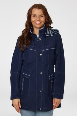 Bea Marineblauw Jas