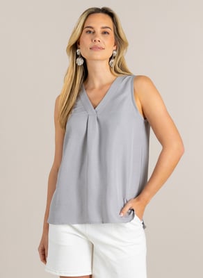 IVY BEAU Geneva Tops - Grey