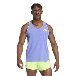 Men's adidas Promo Singlet Vest in Cobalt Blue