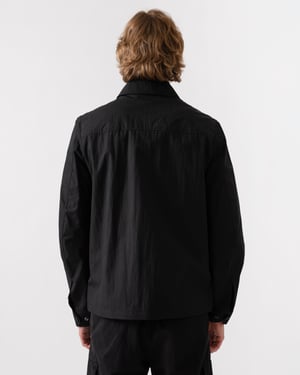 Cargo Overshirt in Black