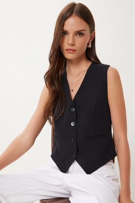 Crop Knop Vest