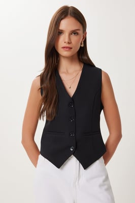 Crop Knop Vest