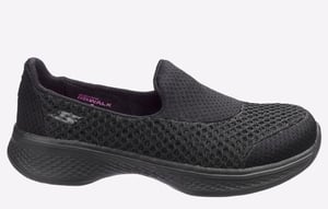 Skechers Go Walk 4 Kindle Junior Slip On Trainers