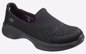 Skechers Go Walk 4 Kindle Junior Slip On Trainers