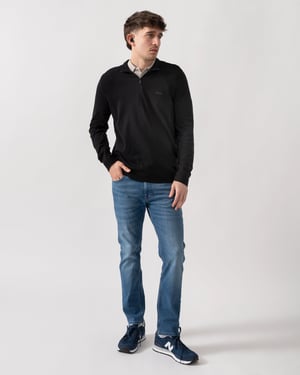 Momentum-Lite 1/4 Zip Jumper in Black