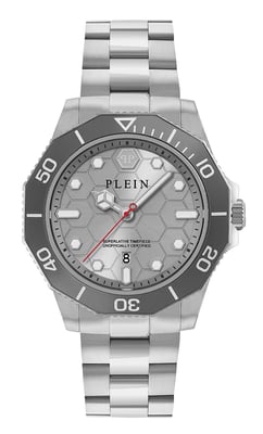 Philipp Plein Aquastorm Heren Horloge Zilverkleurig PW2GA0326