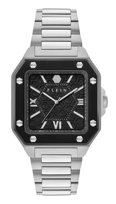 Philipp Plein Plein Edge Heren Horloge Zilverkleurig PWYGA0226