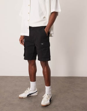 Calvin Klein Jeans cargo shorts in black