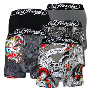 5 Pack Mens Cotton Rich Stretch Aravos Boxers Breathable Everyday Underwear