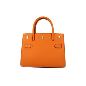 Burberry Tote Top Handle Bag - Orange