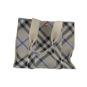 Burberry Small Knitted Tote - Lichen