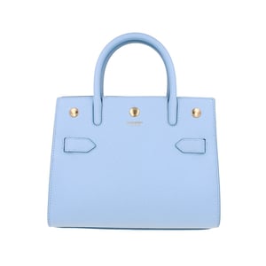Burberry Tote Top Handle Bag - Pale Blue