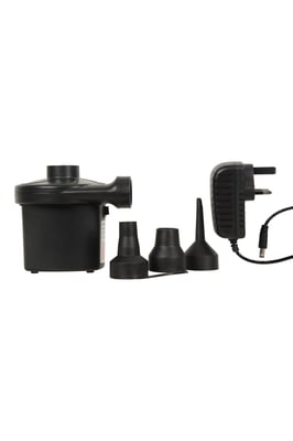 Air Bed Electric Pump Holiday Travel Camping Accessory Black