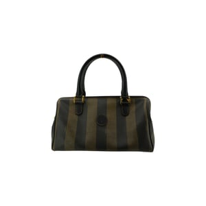 Fendi Vintage stoffen handtas Pequin Boston