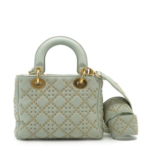Dior stoffen handtas Lady Dior