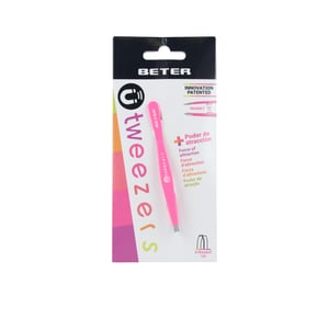 Pinza Depilar Magnética Punta Recta #fucsia