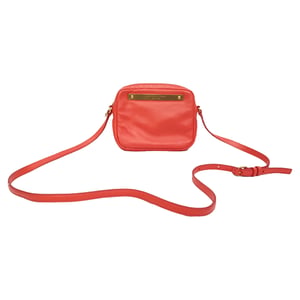 Marc by Marc Jacobs schoudertas met logo-plaatje in oranje leer