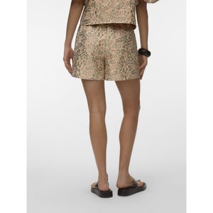 Vero Moda vmbarbara hw jaquard shorts exp 10340949 birch leopard