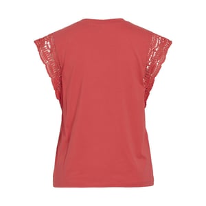 Vila vimandala o-neck s/l top 14114028 hibiscus