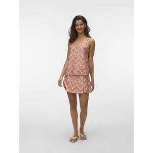 Vero Moda vmevelijn singlet top exp 10349829 snow white langoustino palm