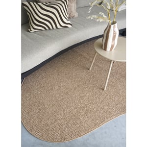 Veer Carpets Binnen- en buitenkleed sisal nature kiezelvormig 160 x 230 cm