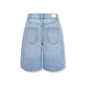 Only Kogsonny hw wide rhinst dnm shorts azg licht