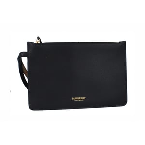 Burberry Double Faced Pouch - Black