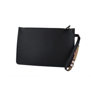 Burberry Double Faced Pouch - Black