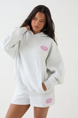 DSGN Studio Sport Bubble Slogan Oversized Hoodie