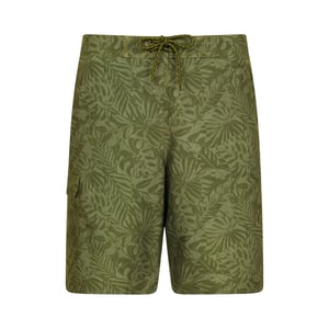 Mountain Warehouse Heren Ocean Tropical Boardshorts (Donker Khaki)
