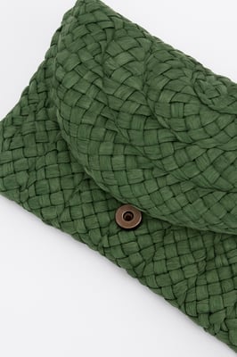 Woven Clutch Bag
