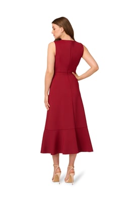 Sleeveless Scuba Midi Dress