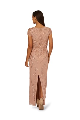 Studio Bead Blouson Long Dress
