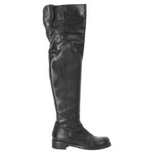 Jimmy Choo Deron Knee-High Boots in Black Leather