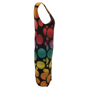 Diane von Furstenberg jurk met stippenprint in veelkleurige wol