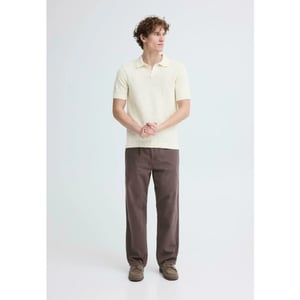 Kronstadt Po31097 ks30060 ksmorgan ss knit polo vanilla ice