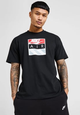 NIKE Mens NSW SW Air Graphic Tee in Black