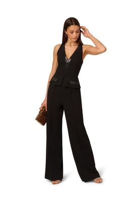 Knit Crepe Jumpsuit
