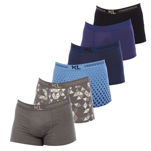Pack of 6 units of boxer briefs for men KLBP6