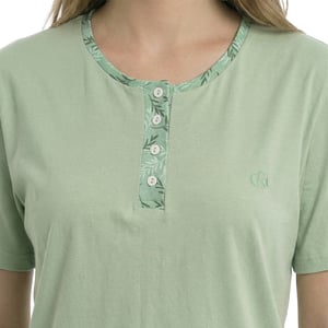 Dames Zomer Korte Mouwen Katoenen Pyjama's KL40000