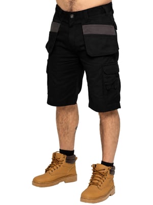 Kruze By Enzo | Heren Utility Cargo Werk Shorts