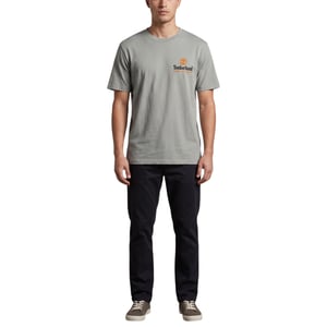 Timberland Mens T Shirts Illustrated Tree Logo Crew Neck Pullover Summer Top New