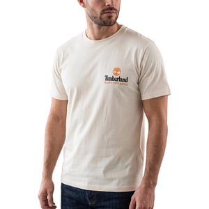 Timberland Mens T Shirts Illustrated Tree Logo Crew Neck Pullover Summer Top New