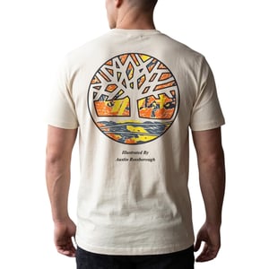 Timberland Mens T Shirts Illustrated Tree Logo Crew Neck Pullover Summer Top New