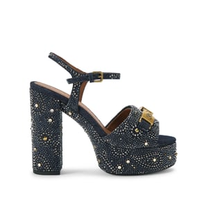 Kurt Geiger London Denim Kingsley Platform Sandals