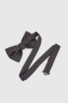 Black Plus & Tall Bow Tie