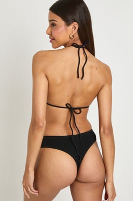 Premium One Size Fits All Crinkle Triangle Bikini Top